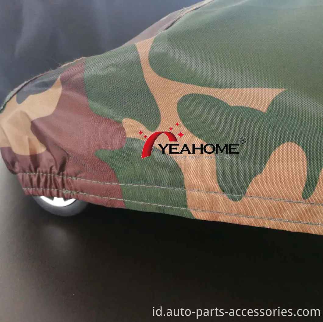 Camouflage Cetak Mobil Penutup Mudah angsuran Penutup Otomatis Disesuaikan